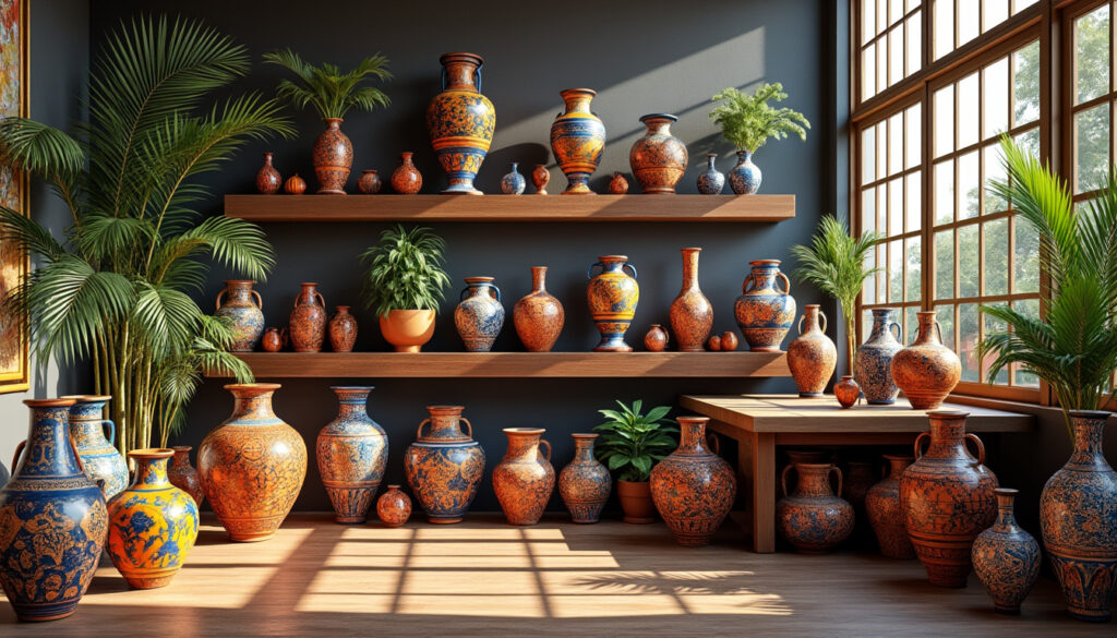 apportez une touche méditerranéenne à votre intérieur avec des amphores colorées. idées déco, inspirations et conseils pour sublimer chaque espace avec ces objets uniques et tendances.