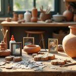 découvrez comment l'art du recyclage donne une nouvelle vie aux amphores brisées en les transformant en magnifiques objets de décoration uniques et écologiques.