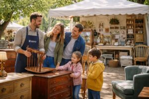 découvrez comment chiner des meubles anciens en famille grâce au guide selency et aux ateliers de relooking maison créative pour donner une nouvelle vie à vos trouvailles.